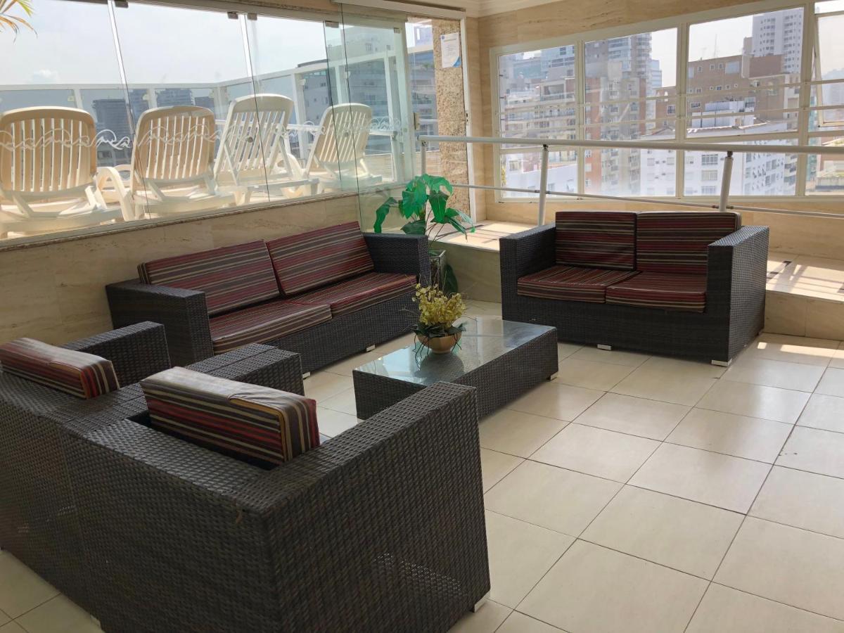 Aparthotel Flat em Gonzaga Santos  Exterior foto